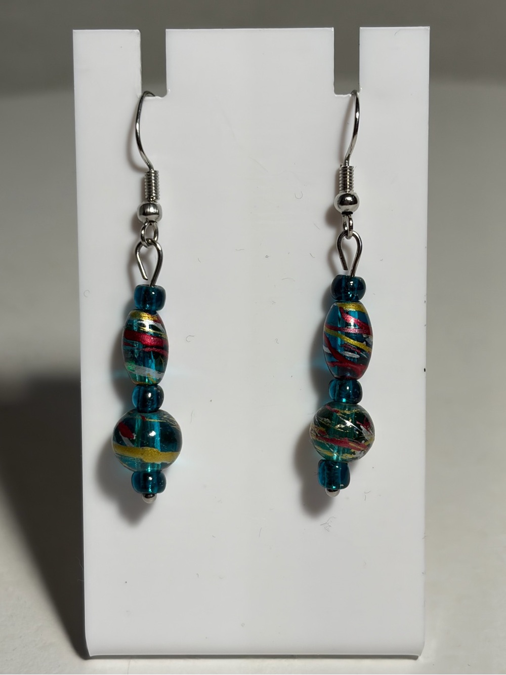 Abstract Glass Earrings
